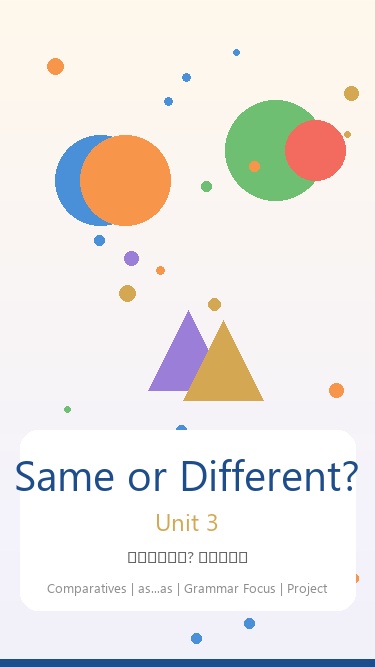 Same or Different?